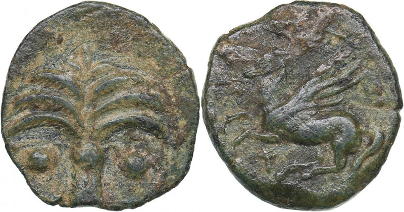 The Carthaginians in Sicily and North Africa, uncertain mint in Sicily Æ Bronze ...