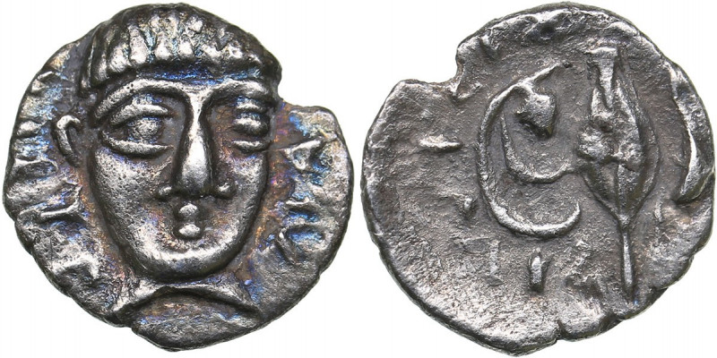 Campania - Phistelia - AR Obol (circa 325-275 BC)
0.45 g. 10mm. XF/XF ΦΙΣΤE-ΛIA...