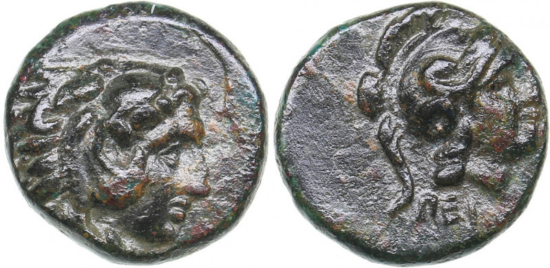 Mysia - Pergamon Æ (Circa 310-282 BC)
1.01 g. 10mm. XF/XF Head of Herakles to r...