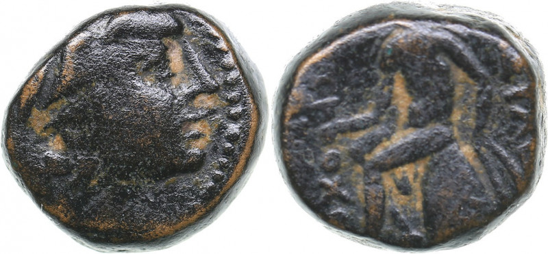 Seleukid Kings of Syria Æ 10mm - Antiochos I Soter (281-261 BC)
2.64 g. 11mm. F...