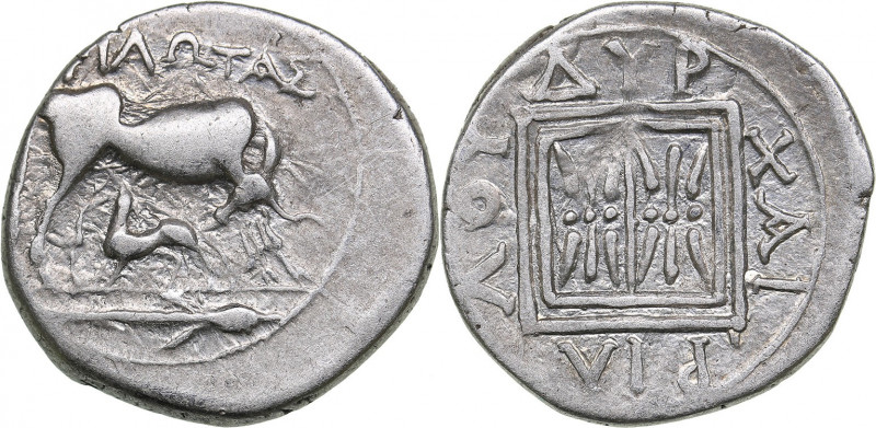 Illyria - Apollonia - Philotas AR Drachm (circa 275-48 BC)
3.29 g. 18mm. VF/VF ...