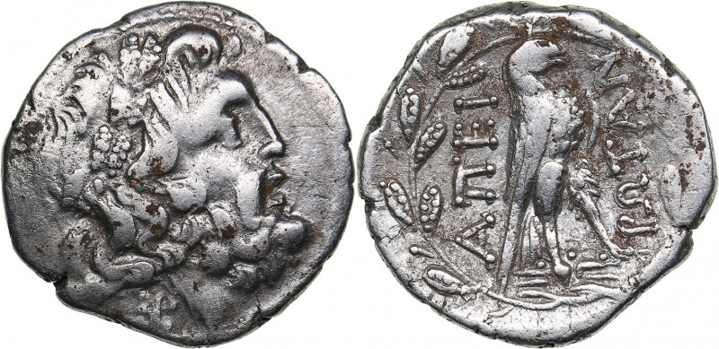 Epeiros. Koinon of Epeiros AR Drachm (c. 232-168 BC)
4.42 g. 20mm. VF/VF Head o...
