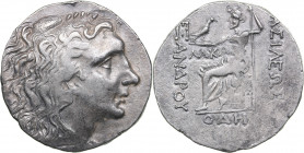 Thrace, Odessos AR Tetradrachm. In the name and types of Alexander III of Macedon (circa 125-70 BC)
14.47 g. 29mm. XF/XF- Head of Herakles right, wea...