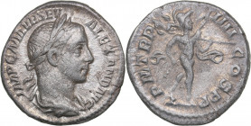 Roman Empire Antoninianus 225 - Severus Alexander (222-235 AD)
3.19 g. 18mm. VF+/VF IMP C M AVR SEV ALEXAND AVG, Bust of the Emperor in a laurel wrea...