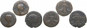 Roman Empire Æ follis - Severus II, Trajan Decius (3)
(3)