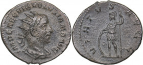 Roman Empire Antoninianus - Volusianus (251-253 AD)
2.81 g. 21mm. VF/VF IMP CAE C VIB VOLVSIANO AVG/ VIRTVS AVGG. RIC 186