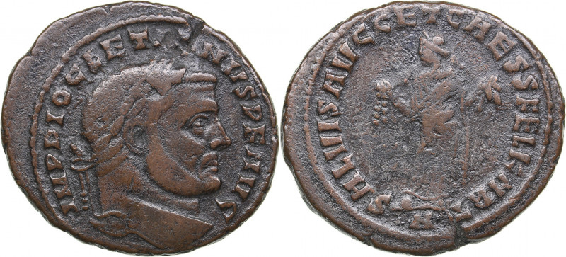 Roman Empire Æ Follis - Diocletian (284-305 AD)
8.68 g. 28mm. F/VG+ IMP DIOCLET...