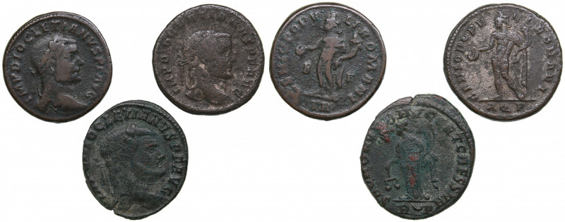 Roman Empire Æ Follis - Diocletian (284-305 AD) (3)
Various condition.