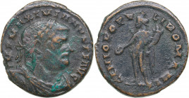 Roman Empire Æ Follis - Maximian 286-305 AD
9.70 g. 26mm. F/F IMP MAXIMINVS P F AVG/ GENIO POPVLI ROMANI