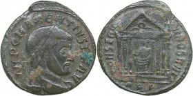 Roman Empire Æ follis - Maxentius (306-312 AD)
5.77 g. 26mm. F/F IMP C MAXENTIVS P F AVG/ CONSERV VRB SVAE