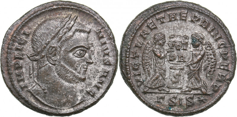 Roman Empire - Siscia Æ Follis - Licinius I (308-324 AD)
3.64 g. 20mm. AU/AU IM...