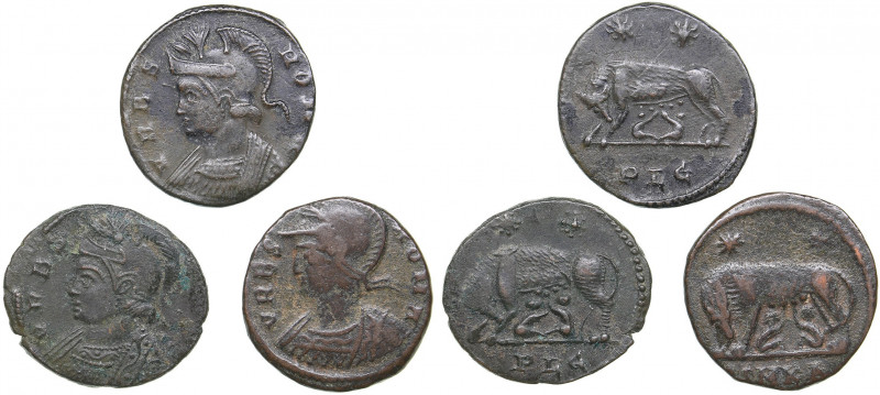 Roman Empire City Commemorative Æ Nummus - Constantine I (332-333 AD) (3)
VRBS ...