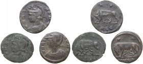 Roman Empire City Commemorative Æ Nummus - Constantine I (332-333 AD) (3)
VRBS ROMA