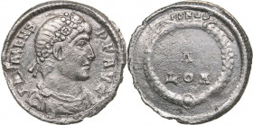 Roman Empire AR Siliqua - Valens (364-378 AD)
2.34 g. 20mm. XF-/VF+ D N VALENS - P F AVG/ VOT / V, CONSB.