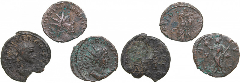 Roman Empire AE - Victorianus, Aurelianus (3)
(3)