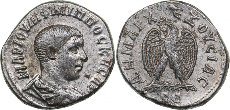 Roman Empire - Syria - Seleucis and Pieria. Antioch Tetradrachm 244 AD - Philip ...