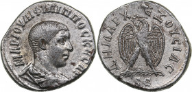 Roman Empire - Syria - Seleucis and Pieria. Antioch Tetradrachm 244 AD - Philip II (247–249 AD)
11.93 g. 26mm. AU/AU Mint luster. MAP IOYΛI ΦIΛIΠΠOC ...
