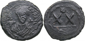 Byzantine AE 20 nummi - Phocas (602-610 AD)
6.25 g. 26mm. F/F