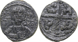 Byzantine AE Follis - Romanus IV (1068-1071 AD)
6.25 g. 26mm. F/F