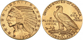 USA 5 dollars 1909
8.36 g. XF/XF