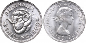 Australia 1 schilling 1960 - NGC PF 66
Mint luster.