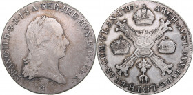 Austria - Holy Roman Empire 1/4 thaler 1797
7.37 g. VF/XF