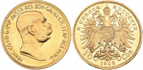 Austria 10 corona 1909
3.39 g. PROOFLIKE