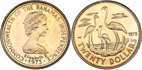 Bahamas 20 dollars 1973
2.99 g. PROOF
