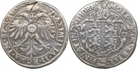 Belgia - Thoren 1/2 taler 1570
14.02 g. F/VF The coin has been mounted.