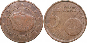 Belgia 5 euro cent 2003 (Mint error)
6.44 g. AU/UNC Die Alignment 90°
