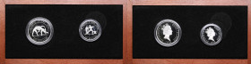 Cook Islands coin set 1995 - Olympics
PROOF. Pt999/1000 7,78 and 15.55 g.