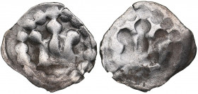 Reval pfennig (crown bracteate) Anonymous (1265-1332)
Duchy of Estonia 1291-1346. 0.08 g. VF Haljak# -. Rare!