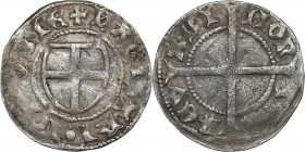 Reval schilling ND - Gisbrecht von Ruttenberg (1424-1433)
Livonian order. 1.27 g. VF/VF Haljak# 66a.