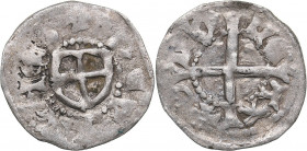 Reval pfennig ND 1430-1465?
Livonian order. 0.44 g. XF/XF+ Haljak# 75.