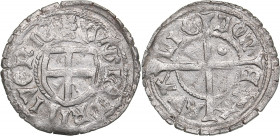 Reval schilling ND - Bernd von der Borch (1471-1483)
Livonian order. 1.18 g. XF/XF Mint luster. Haljak# 69.