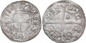 Reval schilling ND - Bernd von der Borch (1471-1483)
Livonian order. 1.31 g. XF/XF Haljak# 69.