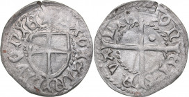 Reval schilling ND - Bernd von der Borch (1471-1483)
Livonian order. 0.79 g. XF/XF Haljak# 69.