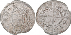 Reval schilling ND - Wolter von Plettenberg (1494-1535)
Livonian order. 0.69 g. XF/AU Haljak# 117b.