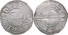 Reval schilling ND - Wolter von Plettenberg (1494-1535)
Livonian order. 0.97 g. AU/AU Haljak# 110a 3R. Very rare!