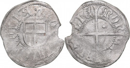 Reval schilling ND - Wolter von Plettenberg (1494-1535)
Livonian order. 0.99 g. VF/VF Haljak# 106 2R. Very rare!