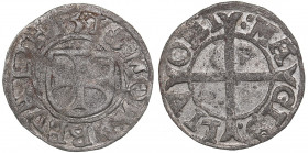 Reval schilling 1551 - Johann von der Recke (1543-1551)
Livonian Order. 0.99 g. VF-/VF Haljak# 158.