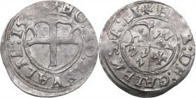 Reval Ferding 1555 - Heinrich von Galen (1551-1557)
Livonian order. 2.99 g. UNC/UNC Mint luster. Haljak# 163d.