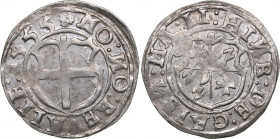 Reval Ferding 1555 - Heinrich von Galen (1551-1557)
Livonian order. 2.65 g. XF/AU Mint luster. Haljak# 163b.