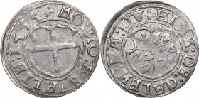 Reval Ferding 1555 - Heinrich von Galen (1551-1557)
Livonian order. 2.73 g. XF/AU Mint luster. Haljak# 163d.
