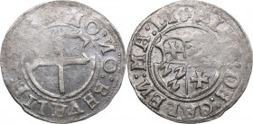 Reval Ferding 1555 - Heinrich von Galen (1551-1557)
Livonian order. 2.75 g. VF/XF Mint luster. Haljak# 163a.
