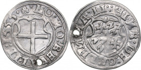Reval Ferding 1555 - Heinrich von Galen (1551-1557)
Livonian order. 2.25 g. XF/XF The hole. Haljak# 163c R.