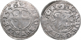 Reval Ferding 1556 - Heinrich von Galen (1551-1557)
Livonian order. 2.77 g. XF/XF+ Mint luster. Haljak# - var.