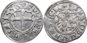 Reval Ferding 1556 - Heinrich von Galen (1551-1557)
Livonian order. 2.74 g. XF+/AU Mint luster. Haljak# 165a var.