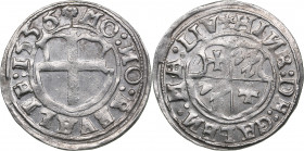 Reval Ferding 1556 - Heinrich von Galen (1551-1557)
Livonian order. 2.94 g. XF/XF+ Mint luster. Haljak# - var.