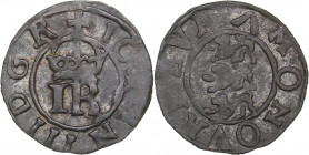 Reval schilling ND - Johan III (1568-1592)
0.94 g. VF/VF OGR Haljak# 1227b.
